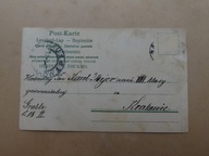 Stara karta pocztowa Kraków 1902