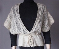 MISS SELFRIDGE**Ażurowy Delikatny Sweter z Wełną**Kimono Motyl**S/M