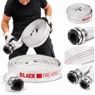 WĄŻ STRAŻACKI PARCIANY DO SZAMBA WODY Z SZYBKOZŁĄCZAMI DO POMPY 20 M 2 CALE