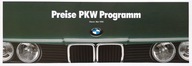 Prospekt BMW Preise PKW Programm Cennik 5 / 1990