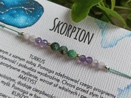 Skorpion. Bransoletka na szczęście, kamienie, amulet