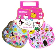 HELLO KITTY KUROMI CINNAMOROLL Zestaw Naklejek też Holograficzne ok. 120szt