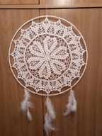 Łapacz snów Własnoręcznie wykonany na szydełku