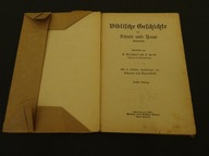 Przedwojenny podręcznik do religii, Niemcy, gotycka czcionka, retro