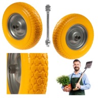 KOŁO DO TACZKI PEŁNE SOLIDNE MOCNE POLIURETANOWE 4,00-8 OGRÓD BUDOWA