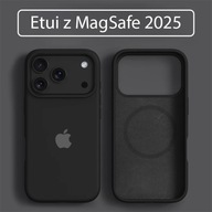 Etui do Apple iPhone 17 Pro Silicone czarny Z LOGO i MagSafe