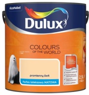 DULUX ŚWIATA FARBA LATEKSOWA ŚCIENNA Promienny Świt 5L