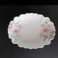 Mała paterka porcelanowa Badia Fine Bone China Anglia kwiaty