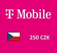 Doładowanie Czechy 250 CZK T-Mobile