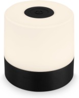 LAMPKA LED DOTYKOWA AKUMULATOROWA CZARNA 3 POZIOMY JASNOŚCI USB-C