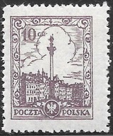 209 I**granatowofioletowy pap X ZL 11 3/4 : 11 1/2 z 205 - 215 p. J.Walocha