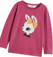 Bluzeczka króliczek r. 110/116 H&M