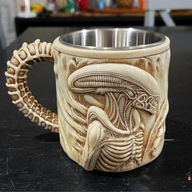 Kubek do Kawy Obcy Alien BEŻOWY
