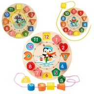 ZABAWKA EDUKACYJNA ZEGAR DLA DZIECI DO NAUKI DO ZABAWY ZEGAREK INTERAKTYWNY