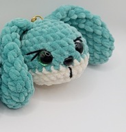 Brelok królik, zawieszka w kolorze złotym