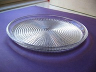 ZĄBKOWICE : TACA na KARAFKA i KIELISZKI : wzór RASTER w/g DROST