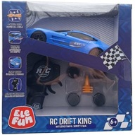Samochód ZDALNIE STEROWANY ELEFUN Niebieski RC Drift King