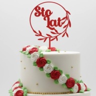 topper na tort dekoracja RÓŻNE KOLORY PERSONALIZACJA!!!