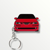 Brelok Saab 93 - Różne Kolory samochód breloczek do kluczy 3d