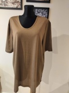 Bluzka damska zwiewna 46 Ulla Popken lejąca zgrabna gładka viskoza