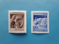 POLSKA 1955 ROK Fi 808-809**ZWIĄZEK NAUCZYCIELSTWA POLSKIEGO
