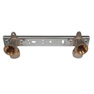 LISTWA MONTAŻOWA DO RURY PEX Z KOLANKAMI 16X1/2 GWINT WEWNĘTZRNY L-150