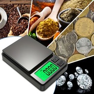 KIESZONKOWA WAGA JUBILERSKA ELEKTRONICZNA KUCHENNA PRECYZYJNA 200g 0,01g