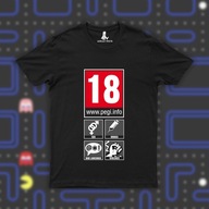 T-shirt / Koszulka na urodziny osiemnastkę Pegi 18