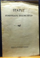 STATUT SYNDYKATU ROLNICZEGO