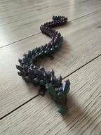 SMOK PRZEGUBOWY RUCHOMA FIGURKA DRUK 3D 50 CM | Niebiesko-fioletowo-zielony