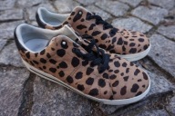 MBMJ MARC BY MARC JACOBS BUTY DAMSKIE SNEAKERSY SKÓRA WŁOSIE LEOPARD r.38