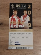 Polska - Austria , 2019 rok , bilet kolekcjonerski