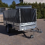 Przyczepka Samochodowa z Plandeką i Stelażem Brenderup 2270XL 270x129