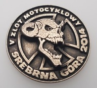 Znaczek, odznaka, blacha zlotowa, motocyklowa No.2333