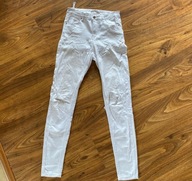 Goodies spodnie białe rurki jeansy 36 38
