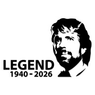 Chuck LEGEND 1940-2026 Wycinana naklejka na auto bez tła wodoodporna