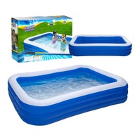 DUŻY BASEN OGRODOWY DMUCHANY PROSTOKĄTNY LATO 305x183 cm