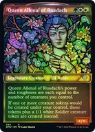 Karta Magic: The Gathering Queen Allenal of Ruadach *Showcase* *Foil* DMU