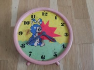 Stary zegar zabawka z lat 80-tych