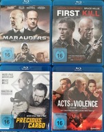 MARUDERZY, PIERWSZY STRZAŁ, CENNY ŁADUNEK, ACT OF VIOLENCE ( 4x Blu-ray )
