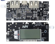 Moduł zasilania PowerBank 2xUSB 2.1A Model V2.0LCD