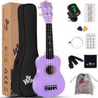 Ukulele sopranowe Ukulele + zestaw akcesoriów GITARA ZESTAW MUZYCZNY