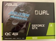 puste pudełko po ASUS GTX1650 GEFORCE 4GB DUAL