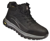 BUTY TREKKINGOWE NA SUWAK WYSOKIE OCIEPLANE MĘSKIE TRAPERY T-728 roz. 43