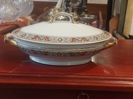 EPIAG PORCELANOWA WAZA MISA Z POKRYWKĄ MISA DO SERWOWANIA CIEPŁYCH DAŃ L.20