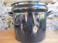 STARY Emaliowany DUŻY Gar _PRL_BIGOS_WEKI