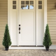 Zestaw 2x Sztuczne Drzewo Cedrowe Crosofmi 125cm – Gęste, Odporne na UV