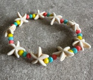 Bransoletka handmade Lato Rozgwiazda Rozgwiazdy Howlit