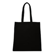 Eko torba czarna bawełniana 42x38