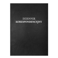 Dziennik korespondencyjny Barbara A4 300 kart. czarny